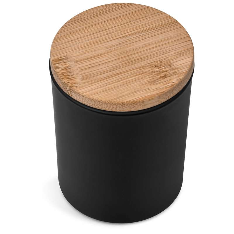 Okiyo Glass Scented Candle with Bamboo Lid