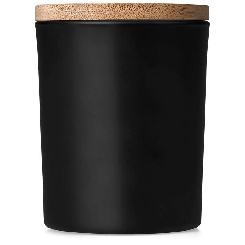 Okiyo Glass Scented Candle with Bamboo Lid