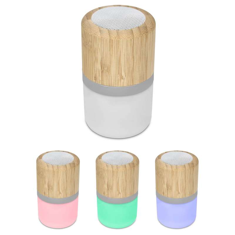 Okiyo Heiwa Bamboo Bluetooth Speaker Light