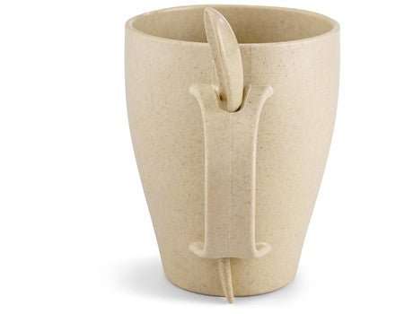 Okiyo Kawai Wheat Straw Mug & Spoon - 350ml