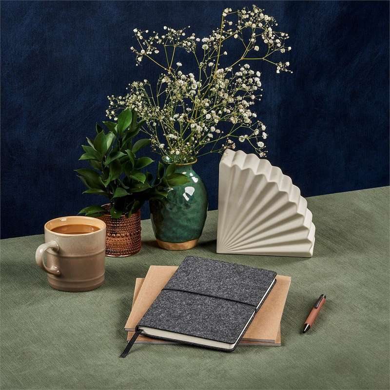 Okiyo Rika Recycled PET Felt A5 Soft Cover Notebook