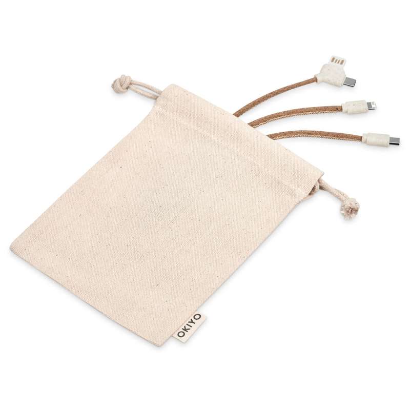 Okiyo Soshin Cork 3-In-1 Charging Cable