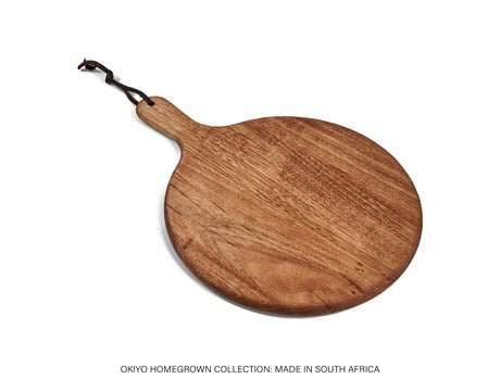 Okiyo Wooden Paddle Serving Board - Round