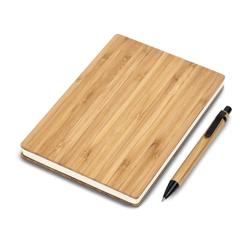 Okiyo Yahari Bamboo A5 Notebook & Pen Set