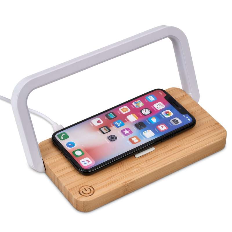 Okiyo Yoru Bamboo Wireless Charger & Light