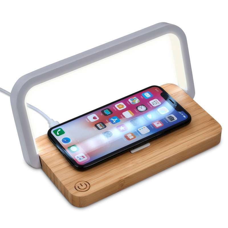 Okiyo Yoru Bamboo Wireless Charger & Light
