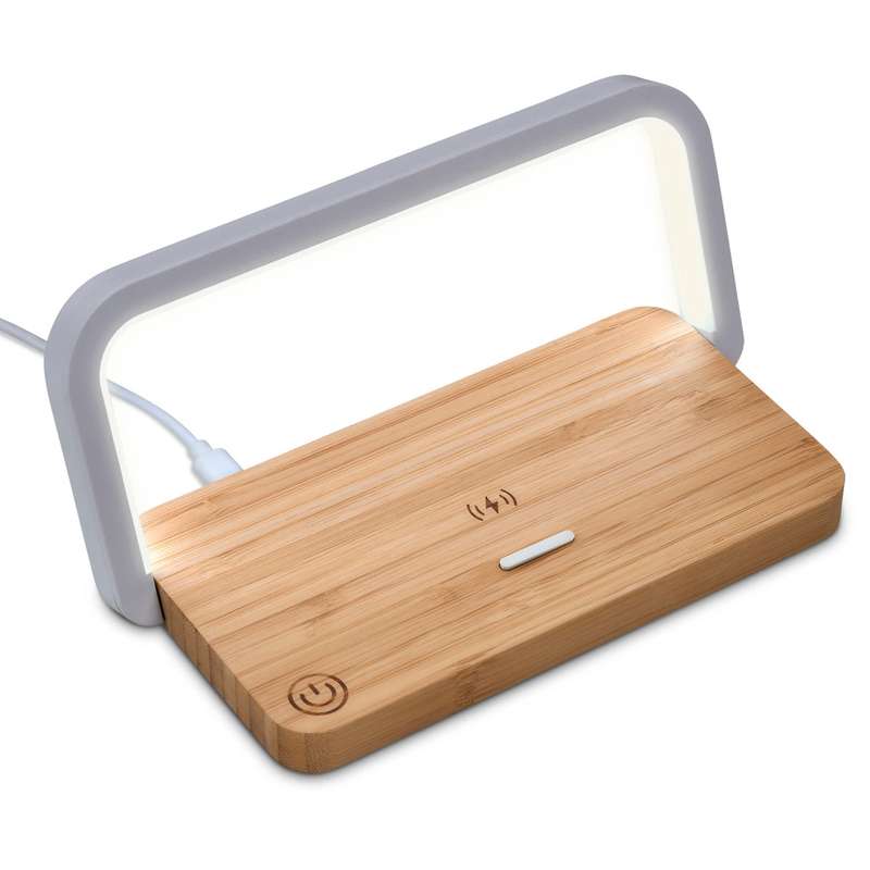 Okiyo Yoru Bamboo Wireless Charger & Light