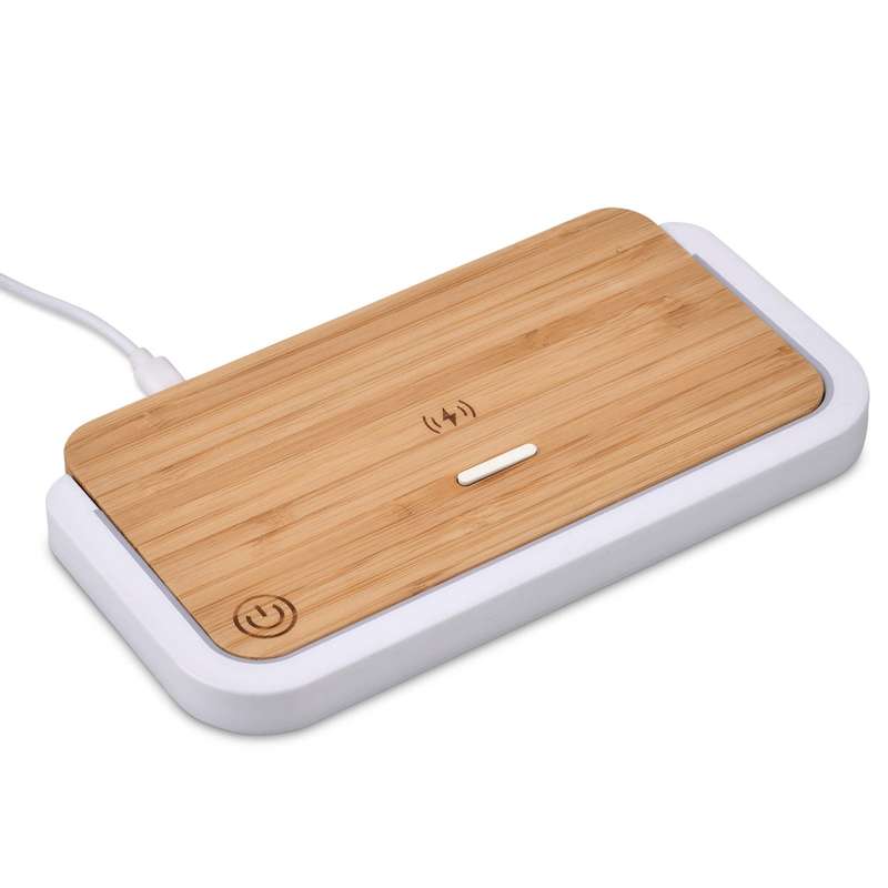 Okiyo Yoru Bamboo Wireless Charger & Light
