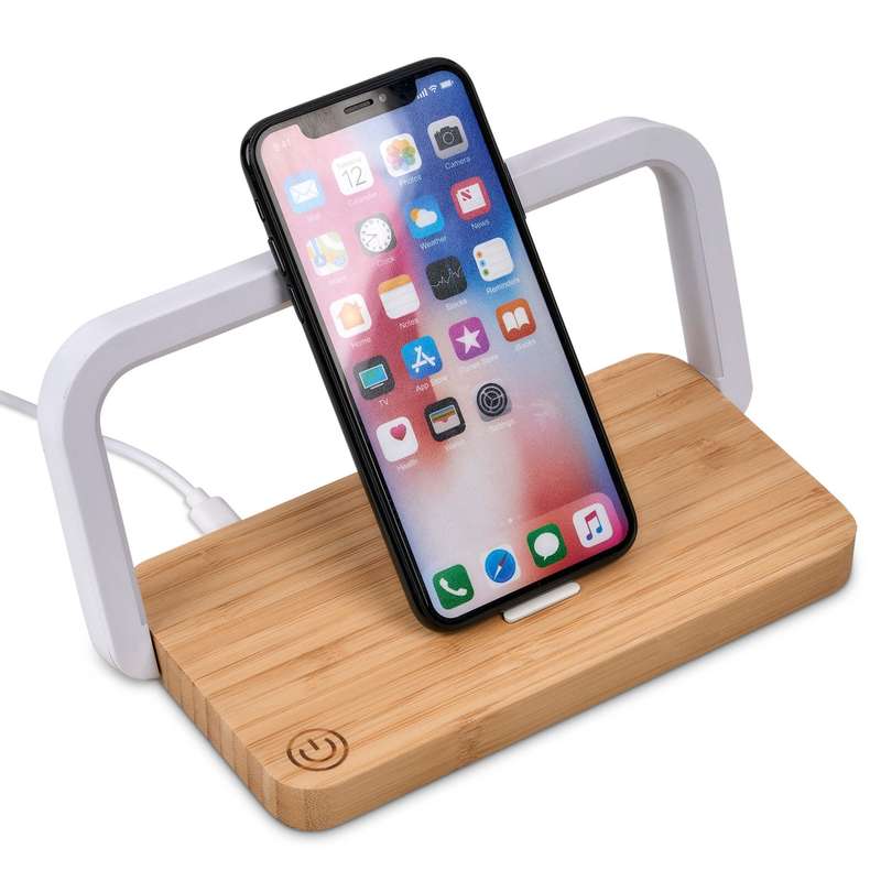 Okiyo Yoru Bamboo Wireless Charger & Light