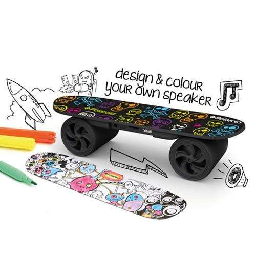 Polaroid Bluetooth Skateboard Speaker