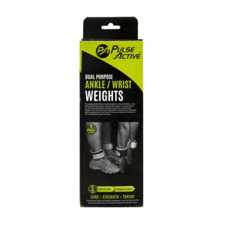 Pulse Active Ankle/Wrist Weights 2pc - 1kg