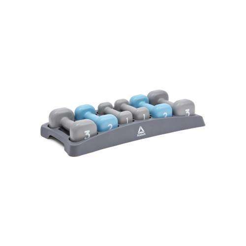 Reebok Dumbbell Set - 1,2&3 kgs with Weight Rack