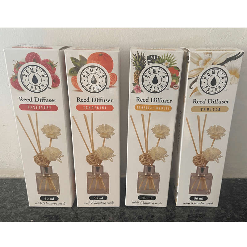 Reed Diffuser Bamboo Flower Sticks - Set of 4