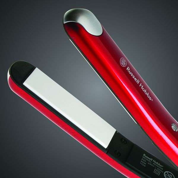 Russell Hobbs Curvy Red Ceramic Straightener
