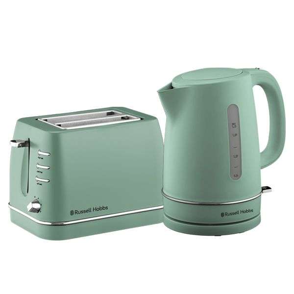 Russell Hobbs Kettle & Toaster Set - Teal