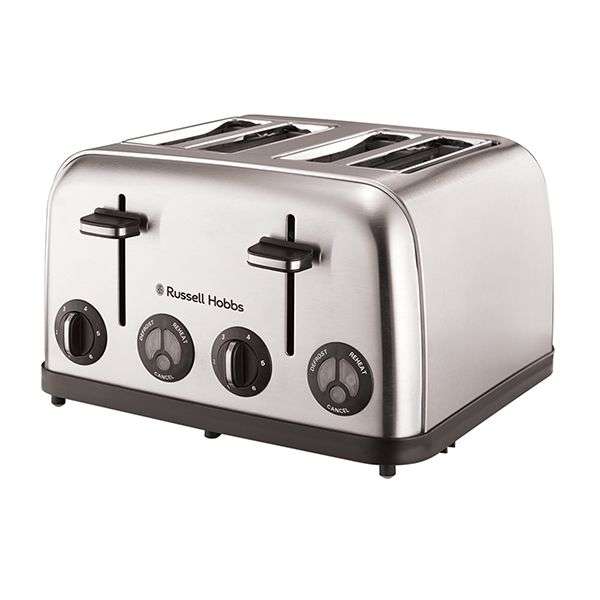 Russell Hobbs S/S 4 Slice Toaster