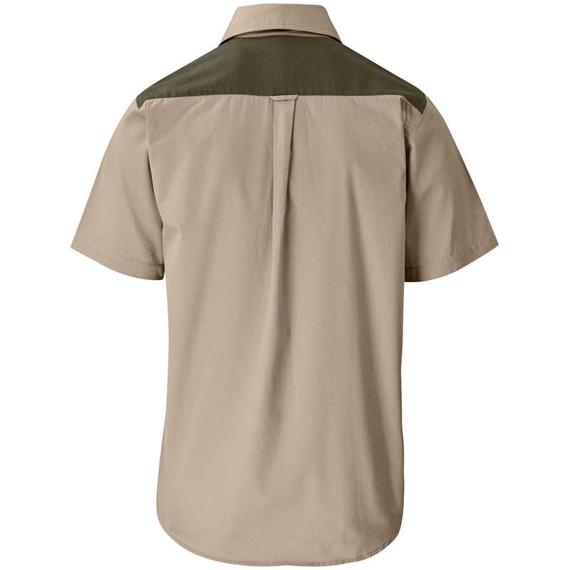 Short Sleeve Serengeti 2 Tone Bush Shirt - Mens