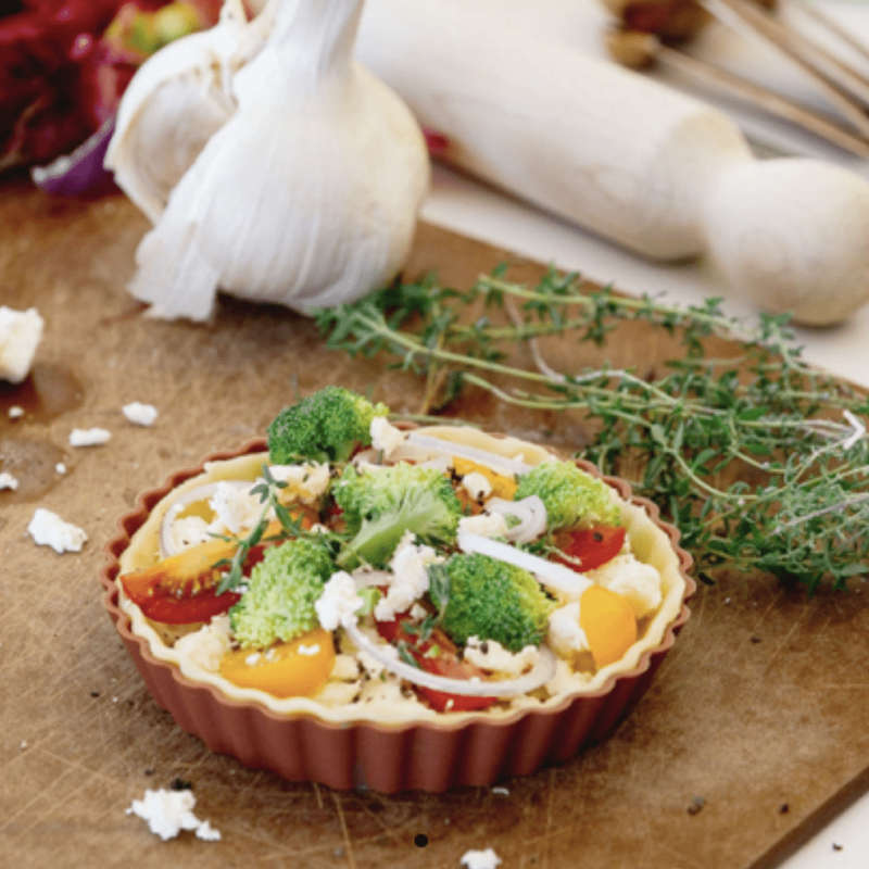 Silicone Air Fryer Mini Pie Dish - Set of 4