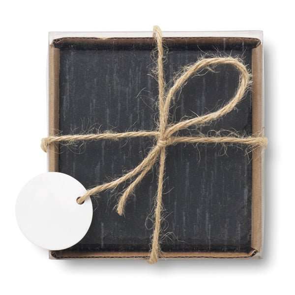 Slate Coaster Set - 4pc