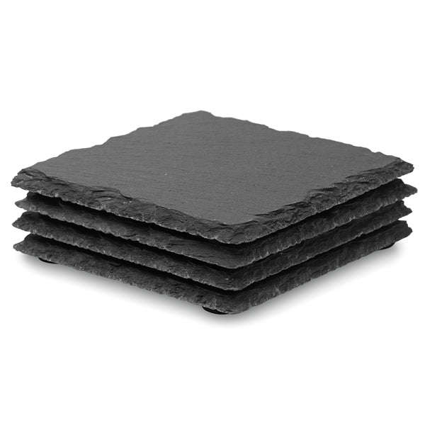 Slate Coaster Set - 4pc