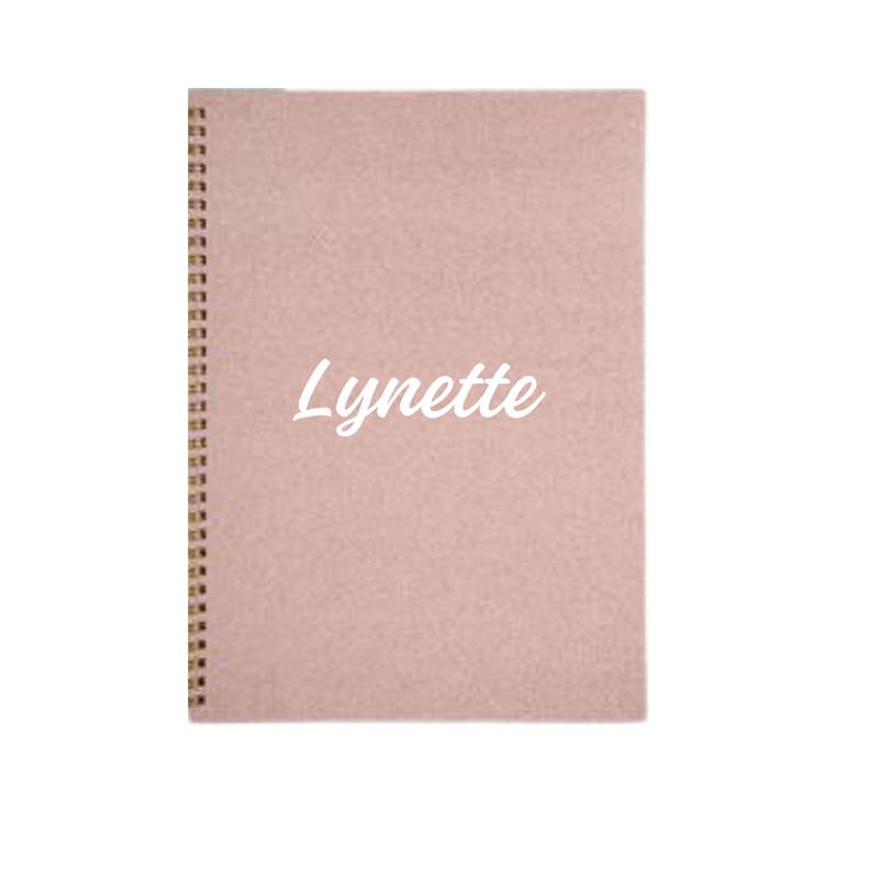 Spiral Glitter Notebook - A4