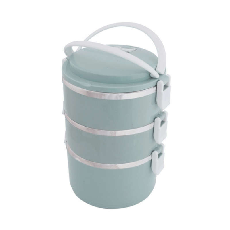 Stackable 3-Layer Lunch Container Set