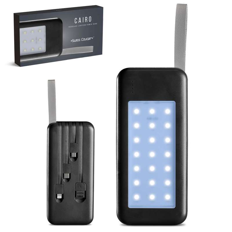 Swiss Cougar Cairo 10 000mAh Lantern Power Bank