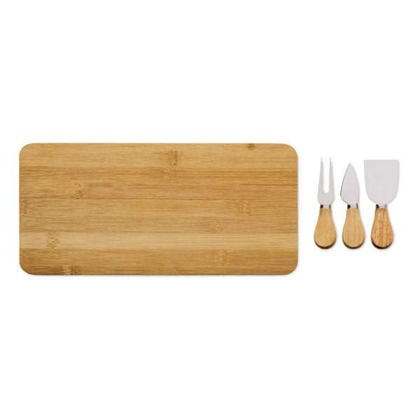 Treez Bamboo Cheese Board Set