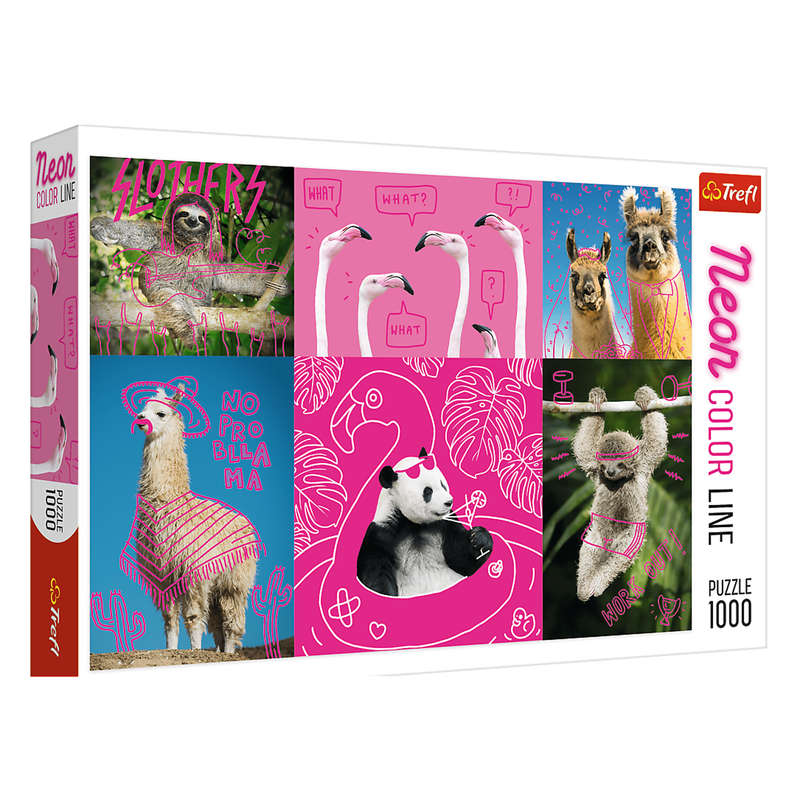 Trefl Puzzles - Crazy Animals 1000pc