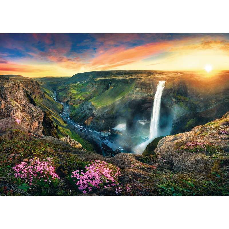 Trefl Puzzles - Háifoss Waterfall, Iceland 2000pc