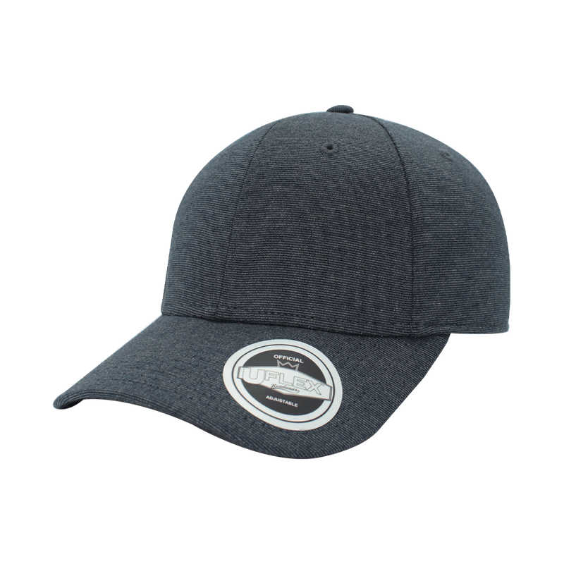 UFLEX 6 Panel Polyester/Rayon Cap With Anti-Bacterial Sweatband