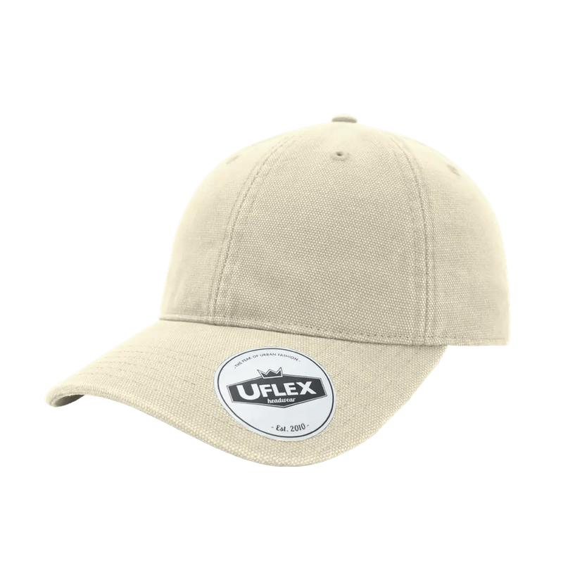Uflex 6P Washed Canvas Unstructured Cap