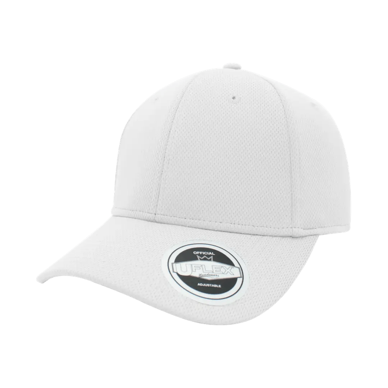Uflex Birdseye Mesh 6 Panel Snapback Cap