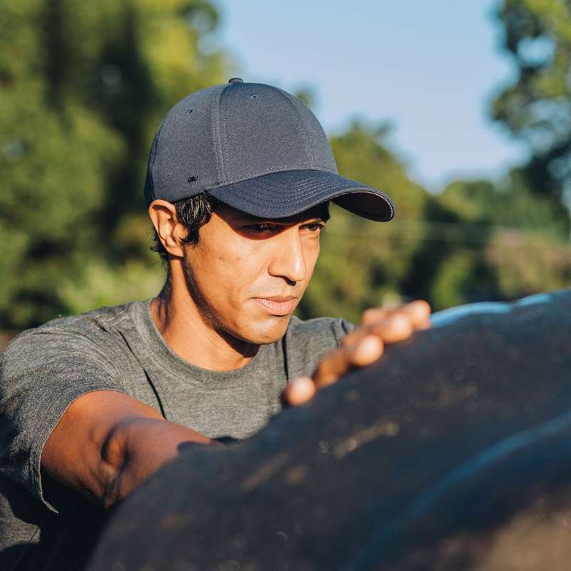 Uflex Recycled Polyester 6 Panel Baseball Cap