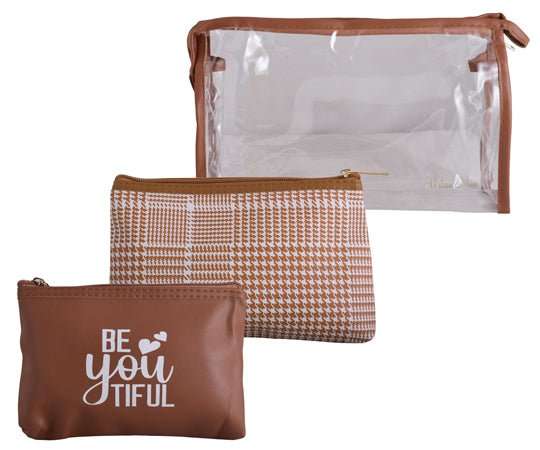 Urban Muse Be-you-tiful Cosmetic 3pc Bag Set