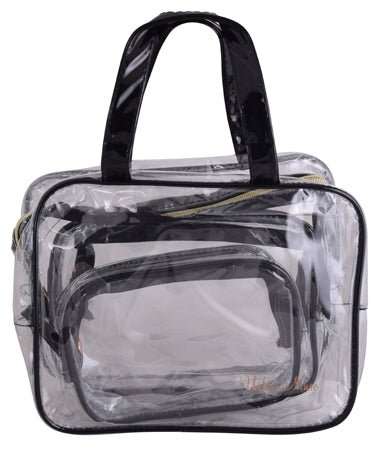 Urban Muse Vacay Vanity Bag 3pc Set - Transparent