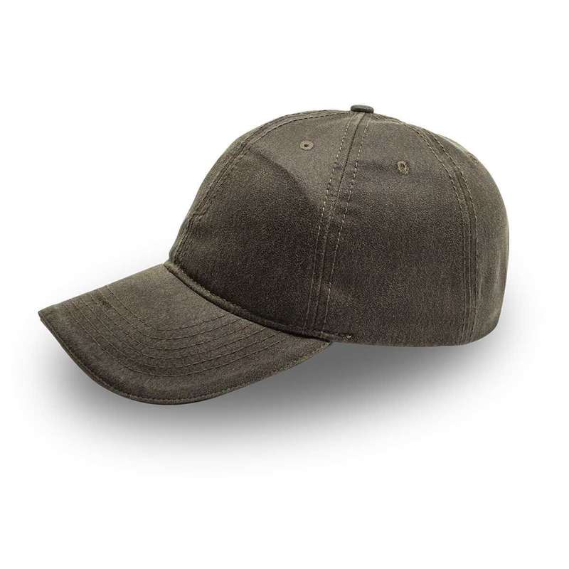 Washed Oil Skin 6 Panel Cap