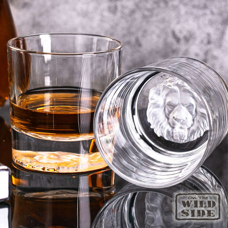 Whisky Glass Lion - Set of 6