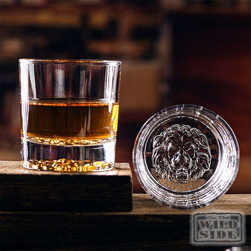 Whisky Glass Lion - Set of 6
