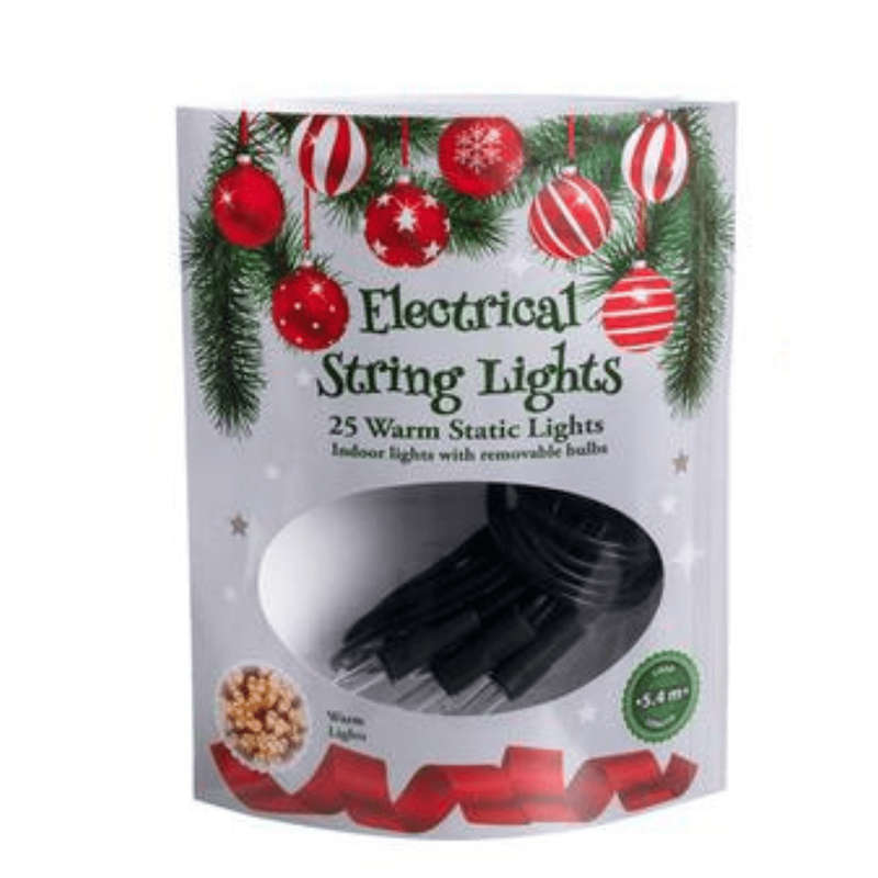 Xmas Electrical String Lights - 5.4m