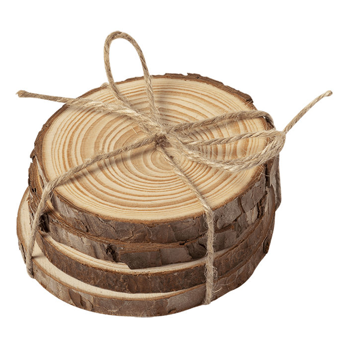 Yantic Wood Coaster Set