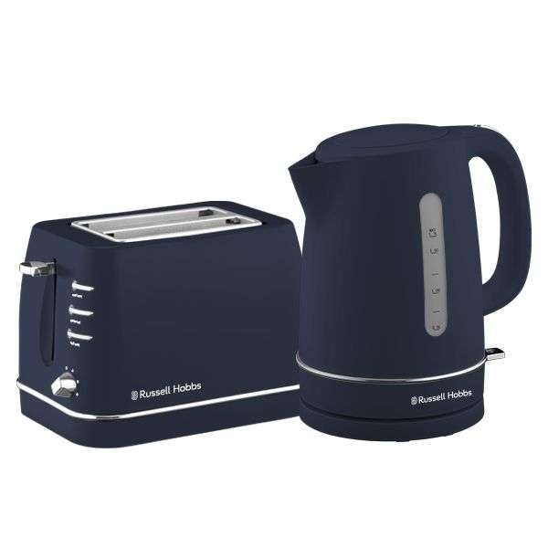 Russell Hobbs Kettle & Toaster Set - Navy