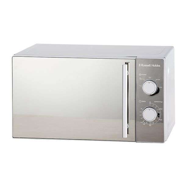 Russell Hobbs 20L Manual Microwave with Mirror Finish
