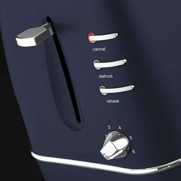 Russell Hobbs Kettle & Toaster Set - Navy