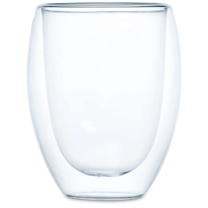 Serendipio Lorenzo Double-Wall Glass Cup - 350ml