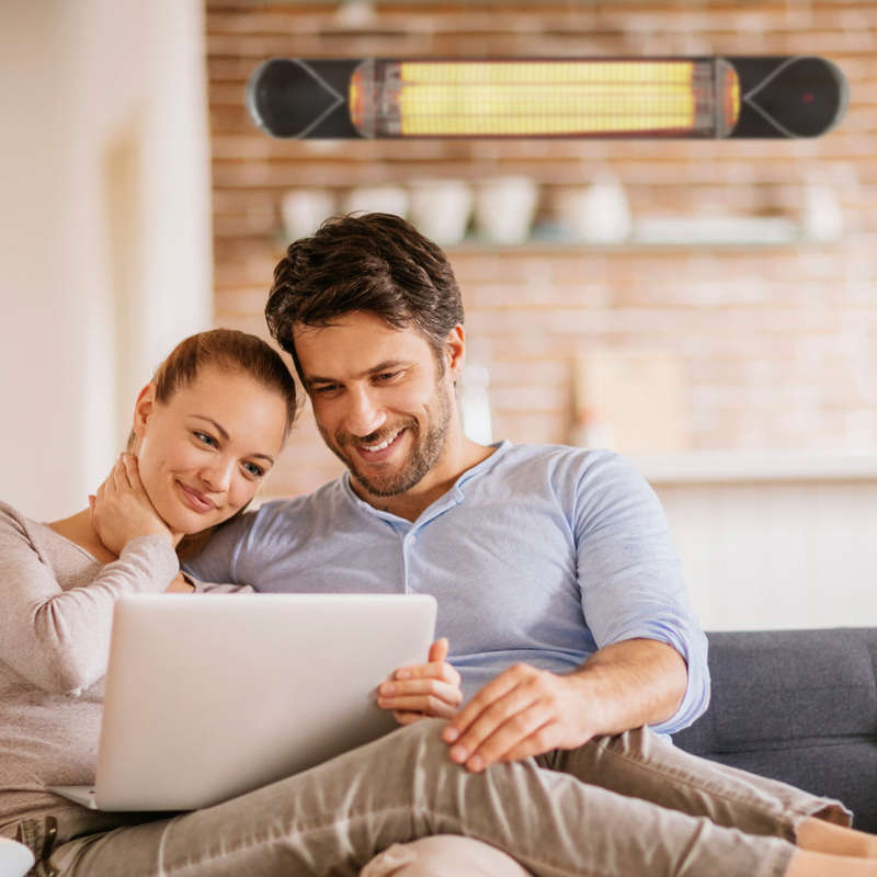 Milex Carbon Fibre Infrared Instant Heater 2000W