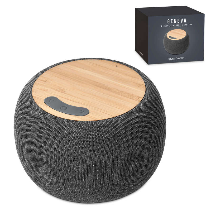 Swiss Cougar Geneva Wireless Charger & Speaker