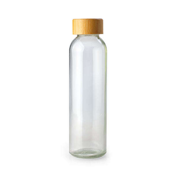 Bello Glass Bamboo Water Bottle 500ml