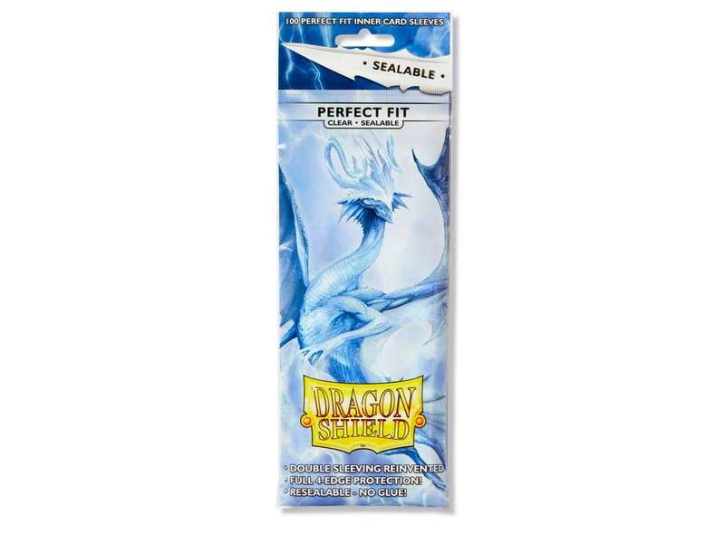Dragon Shield Perfect Fit - Dragon Shield Perfect Fit Sealable Clear (100ct.in bag)