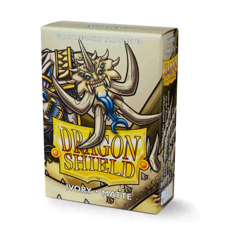 Dragon Shield Matte Japanese Sleeves - Dragon Shield Matte  Japanese Sleeves Ivory (60 ct. in box)